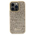 Guess GUHCP14LPMSDGSD iPhone 14 Pro 6.1" gold hardcase Disco Metal Script - imagine 3
