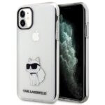 Karl Lagerfeld KLHCN61HNCHTCT iPhone 11/ Xr 6,1" transparent hardcase Ikonik Choupette