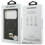 Karl Lagerfeld Karl Pin MagSafe Case for iPhone 17 Pro Max Black - imagine 8