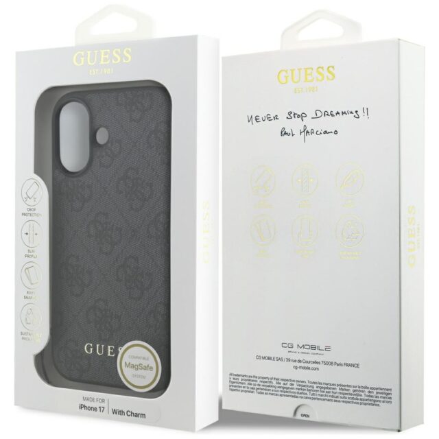 Guess 4G Charms Collection MagSafe case for iPhone 17 black - imagine 7