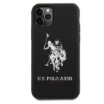 US Polo USHCN65SLHRBK iPhone 11 Pro Max black Silicone Collection - imagine 5