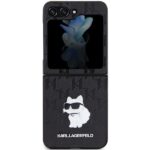 Karl Lagerfeld KLHCZF5SAPCHNPK Z Flip5F731 hardcase black Saffiano Monogram Choupette Pin - imagine 2