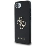 Case Guess Grained Big 4G Logo Small Classic Logo for iPhone 16e black - imagine 2