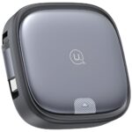 USAMS 3in1 retractable cable with boxMicroUSB/USB-C/Lightning 60W steel/tarnish SJ650USB01