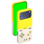 Case GAMEBABY with controller for iPhone 17 Pro Max yellow - imagine 3
