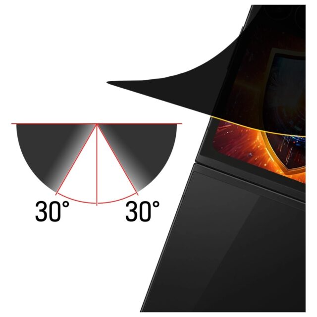 Privacy film 3MK Silky Matt Privacy for Samsung Galaxy Z Flip6 / Z Flip7 FE - imagine 2