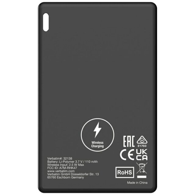 Verbatim My Finder Card Bluetooth black- tracking device MYFCR-01B 32138 - imagine 3