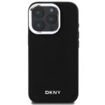 DKNY DKHMP16XPSCMCLK iPhone 16 Pro Max 6.9" black hardcase Plain Silver Logo MagSafe - imagine 3