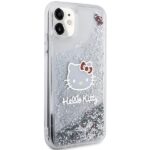 Hello Kitty HKHCN61LIKHET iPhone 11 / Xr 6.1" silver hardcase Liquid Glitter Charms Kitty Hea - imagine 4