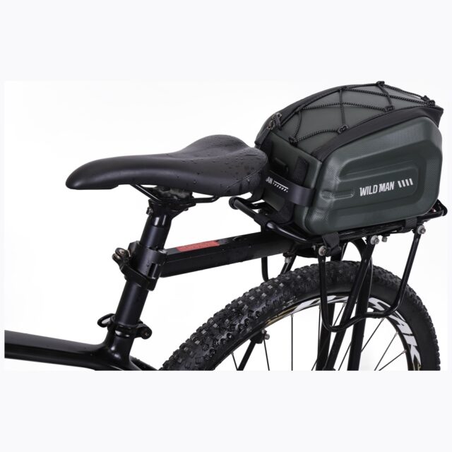 WILDMAN GD5 4L Bike Rack Case/Bag, Dark Green - imagine 8
