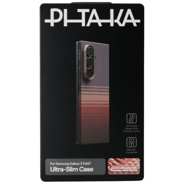 Case PITAKA Ultra-Slim MagSafe for Samsung Galaxy Z Fold7 sunset - imagine 6
