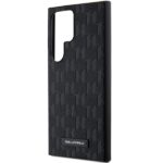 Karl Lagerfeld KLHCS24LSAKLHPK S24 Ultra S928 hardcase black Saffiano Mono Metal Logo - imagine 6