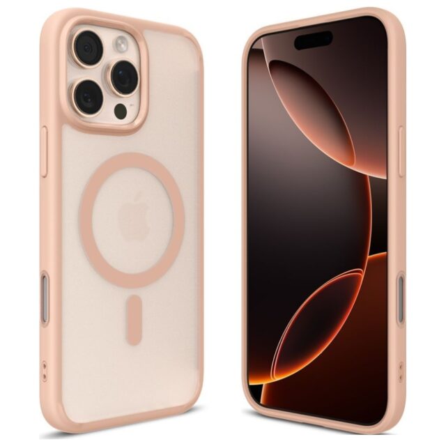 Spigen Ultra Hybrid Mag Case for iPhone 16 Pro Max MagSafe Pink/Frost Rose - imagine 2