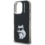 Case Karl Lagerfeld IML Aquarelle        Choupette & Logo for iPhone 16 Pro black - imagine 6