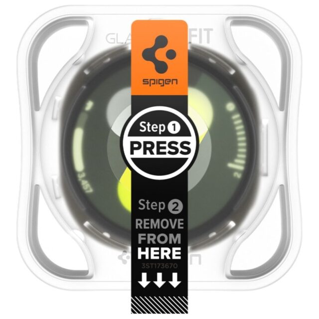 Spigen Glas.TR EZ FIT Tempered Glass for Samsung Galaxy Watch 8 40mm - imagine 2