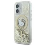 Hello Kitty HKHMP16SLGDIH iPhone 16 6.1" white gold hardcase Liquid Glitter Fever MagSaf - imagine 2