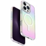 Case UNIQ Iridescia for iPhone 16 Pro Magclick Charging holographic