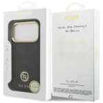 Case Guess 4G Strass Logo MagSafe for iPhone 17 Pro black - imagine 8