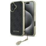 Guess GUHCP16MGF4GGR iPhone 16 Plus 6.7" black hardcase 4G Charms Collection