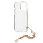 Guess GUHCP13LKBSLEO iPhone 13 Pro / 13 6,1" Leopard hardcase Gold Chain - imagine 7