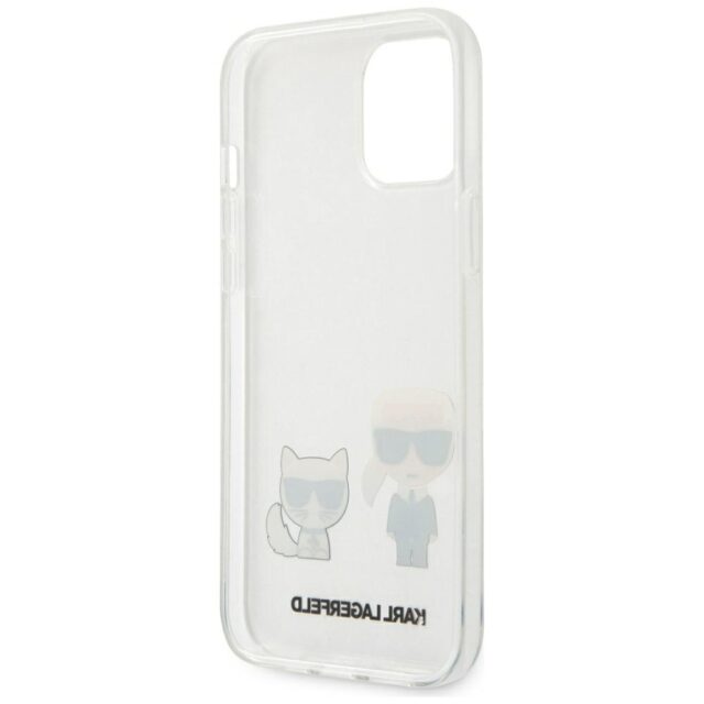 Karl Lagerfeld KLHCP12SCKTR iPhone12 mini 5,4" hardcase Transparent Karl & Choupette - imagine 9