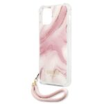 Guess GUHCP12MKSMAPI iPhone 12/12 Pro 6,1" pink hardcase Marble Collection - imagine 6