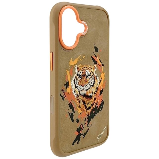 Nimmy Tiger MagSafe case for iPhone 17 light brown - imagine 5