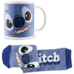 Gift set Coriex Stitch mug with socks set3 blue 10741 - imagine 2