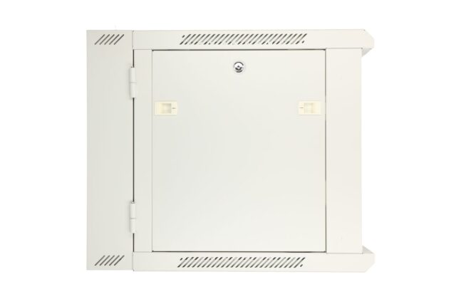 Extralink 9U 600x600 AZH Gray | Rackmount cabinet | wall mounted, swing type - imagine 5
