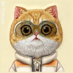 Nimmy case iPhone 16 Pro Max 6.9" khaki  Cool&Cute 2.0 Cat - imagine 7