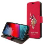 US Polo USFLBKP12SPUGFLRE iPhone 12 mini 5,4" red book Polo Embroidery Collection - imagine 6