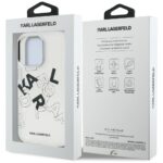 Case Karl Lagerfeld IML Sketched Graphic for iPhone 16 Pro transparent - imagine 8