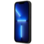 Mercedes MEHCP13SPSQBK iPhone 13 mini 5,4" black hardcase Leather Stars Pattern - imagine 5