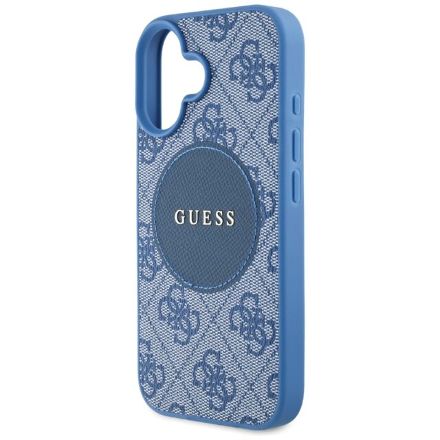 Case Guess 4G Circle Classic Logo MagSafe for iPhone 16 blue - imagine 6