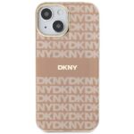 DKNY DKHMP15MHRHSEP iPhone 15 Plus / 14 Plus 6.7 inch pink hardcase IML Mono & Stripe MagSafe - imagine 3