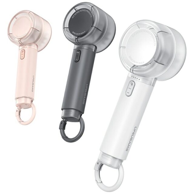 Hand fan USAMS LiFE LU01 pink - imagine 10