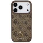 Guess 4G Small Classic Logo MagSafe case for iPhone 17 Pro brown - imagine 3