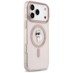 Karl Lagerfeld IML Choupette MagSafe Case for iPhone 17 Pro Max Pink - imagine 4
