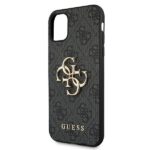 Guess GUHCN654GMGGR iPhone 11 Pro Max grey hardcase 4G Big Metal Logo - imagine 6