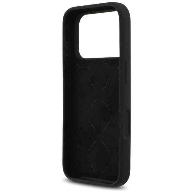 Guess Silicone Big 4G Script case for iPhone 17 Pro black - imagine 7