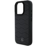 Mercedes MEHCP16L23RWRSK iPhone 16 Pro 6.3" black hardcase MB Waves Leather - imagine 6