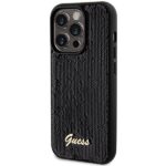 Guess GUHCP13LPSFDGSK iPhone 13 Pro / 13 6.1" black hardcase Sequin Script Metal - imagine 2