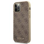 Guess GUHCP12MG4GB iPhone 12/12 Pro 6,1" brown hard case 4G Collection - imagine 2