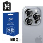 3MK Lens Protection Pro iPhone 16 Pro/16 Pro Max Titanium Silver