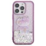 Hello Kitty HKHCP16LL50PPU iPhone 16 Pro 6.3" purple hardcase Liquid Glitter 50TH Annivers - imagine 3