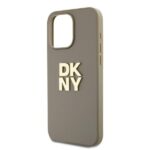 DKNY DKHCP15XPBSWSE iPhone 15 Pro Max 6.7" beige hardcase with Wrist Strap and Stock Logo - imagine 5