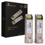 Extralink SFP+ 10G 2-pack | SFP+ Module | 10Gbps, LC/UPC, 1310nm, 40km, single mode, DOM