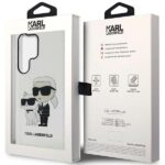 Karl Lagerfeld KLHCS23LHNKCTGT S23 Ultra S918 transparent hardcase Glitter Karl&Choupette - imagine 8