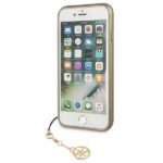 Guess GUHCI8GF4GBR iPhone 7/8/SE 2020/ SE 2022 brown hard case 4G Charms Collection - imagine 6