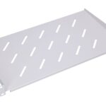 Extralink 1U 350mm Gray | Shelf | 19", for wall cabinets